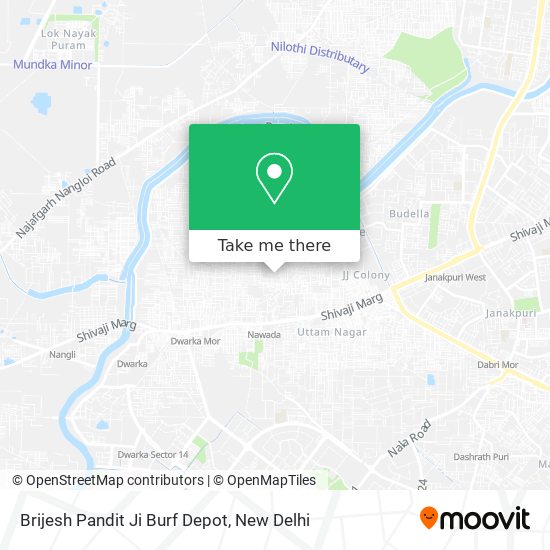 Brijesh Pandit Ji Burf Depot map