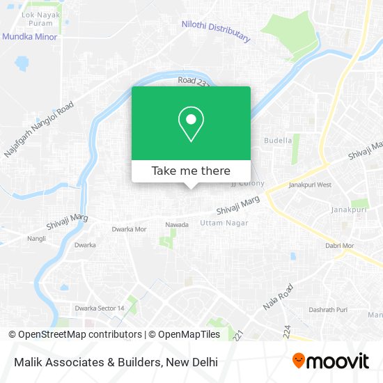 Malik Associates & Builders map