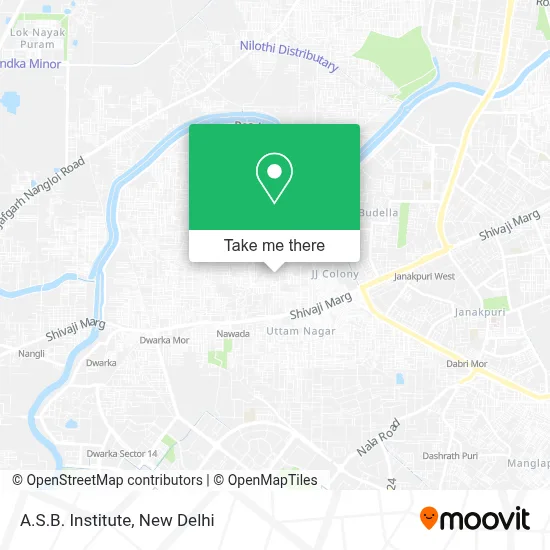 A.S.B. Institute map