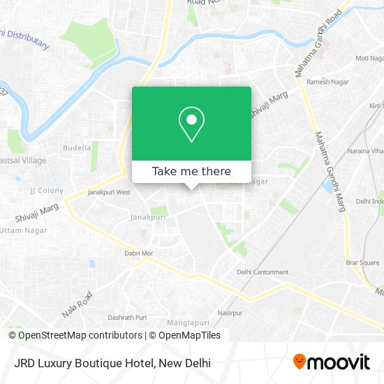 How to get to JRD Luxury Boutique Hotel in Delhi by Bus or Metro