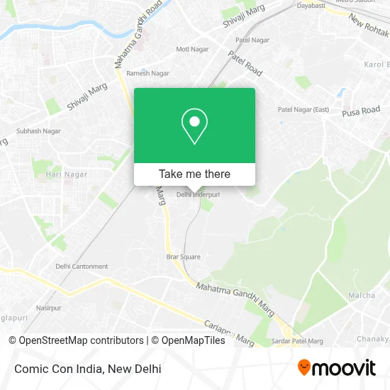 Comic Con India map
