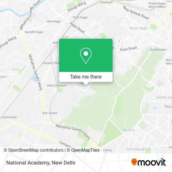 National Academy map