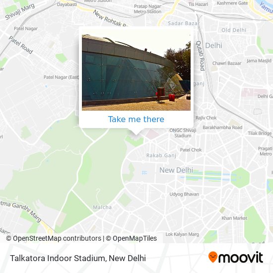 Talkatora Indoor Stadium map