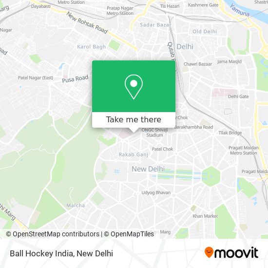 Ball Hockey India map