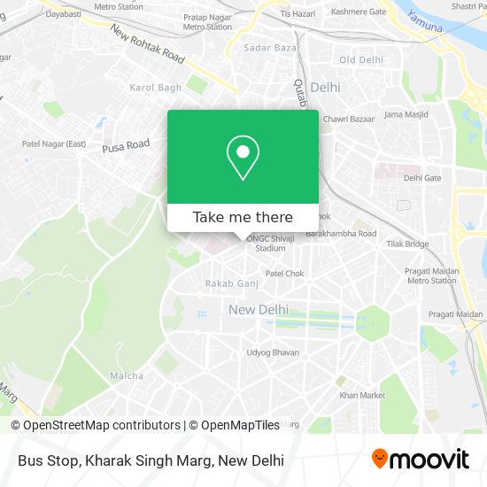 Bus Stop, Kharak Singh Marg map