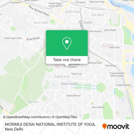 MORARJI DESAI NATIONAL INSTITUTE OF YOGA map