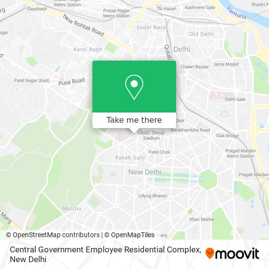 Central Government Employee Residential Complex map