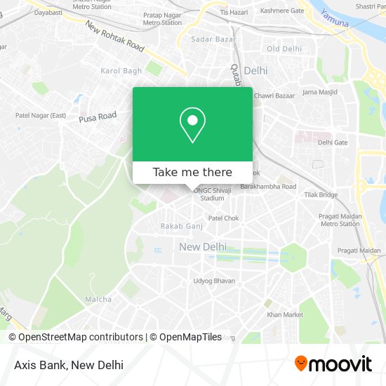 Axis Bank map