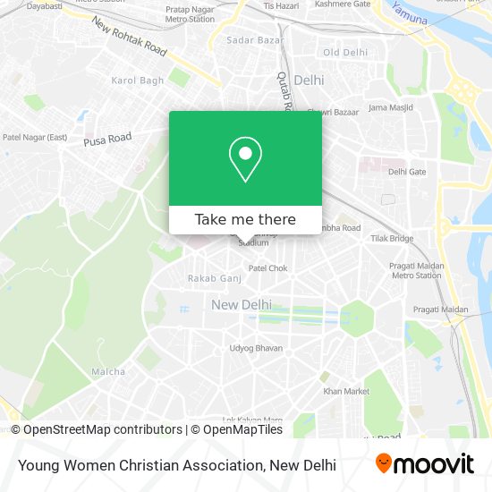 Young Women Christian Association map