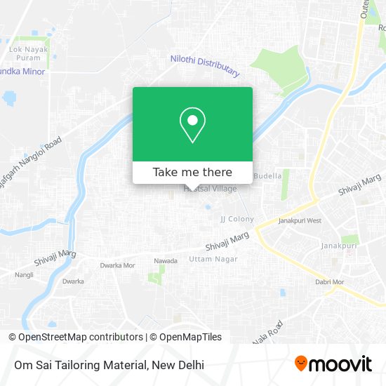Om Sai Tailoring Material map