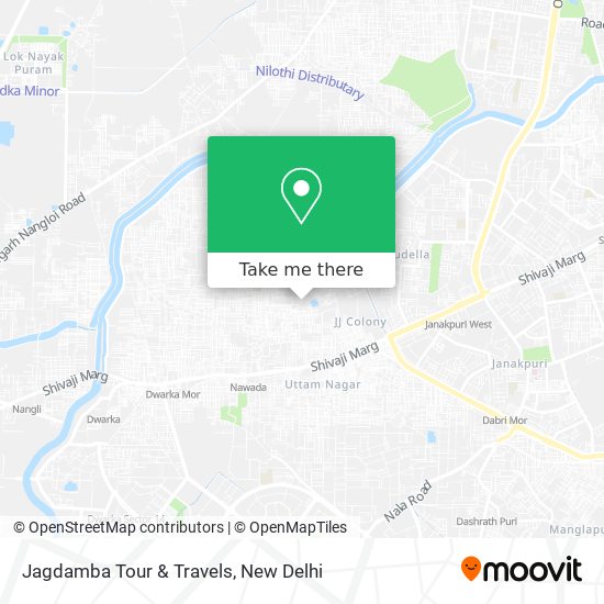 Jagdamba Tour & Travels map