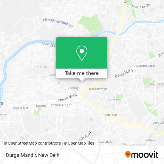 Durga Mandir map