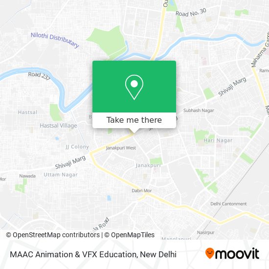 MAAC Animation & VFX Education map