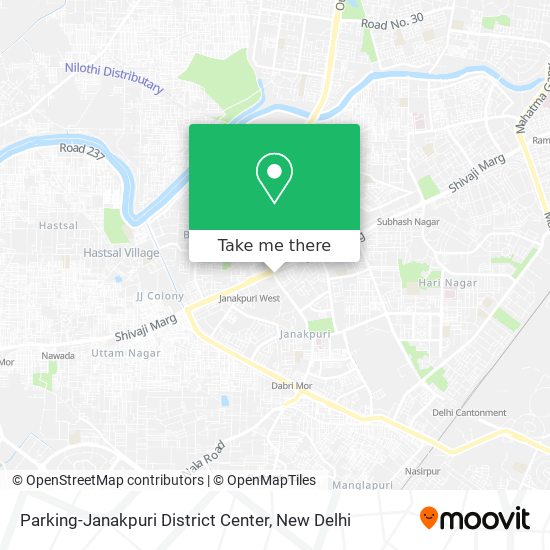 Parking-Janakpuri District Center map