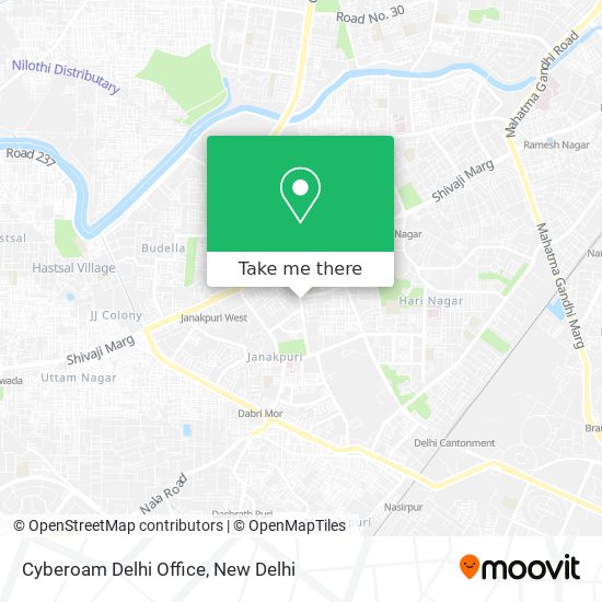 Cyberoam Delhi Office map