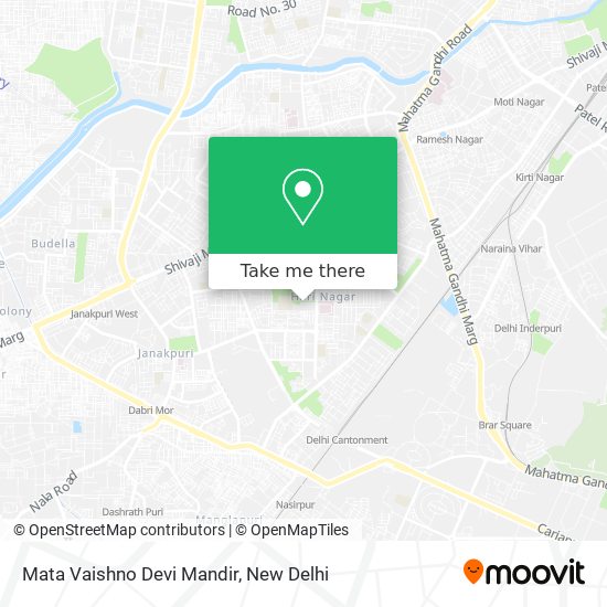 Mata Vaishno Devi Mandir map