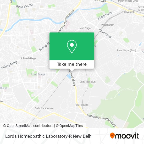 Lords Homeopathic Laboratory-P map