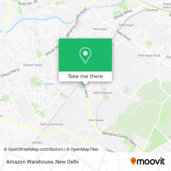 Amazon Warehouse map