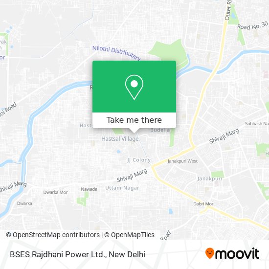 BSES Rajdhani Power Ltd. map