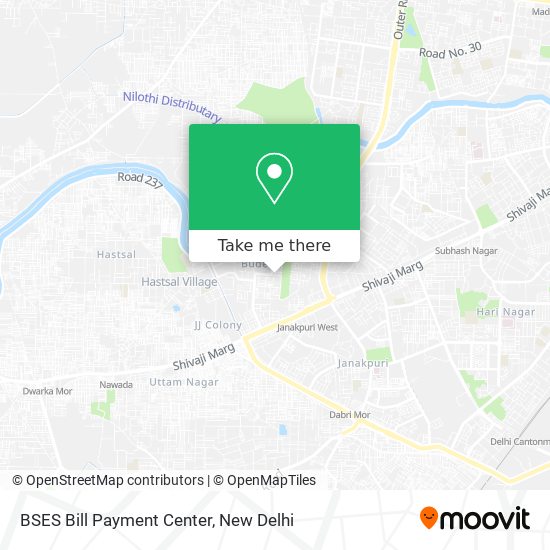 BSES Bill Payment Center map