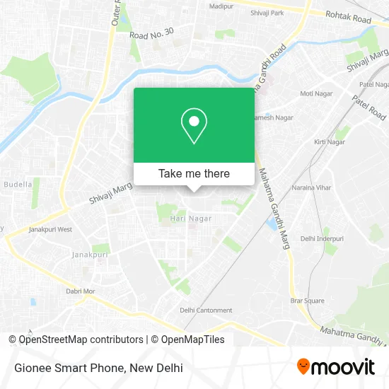 Gionee Smart Phone map