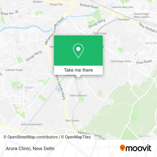 Arora Clinic map