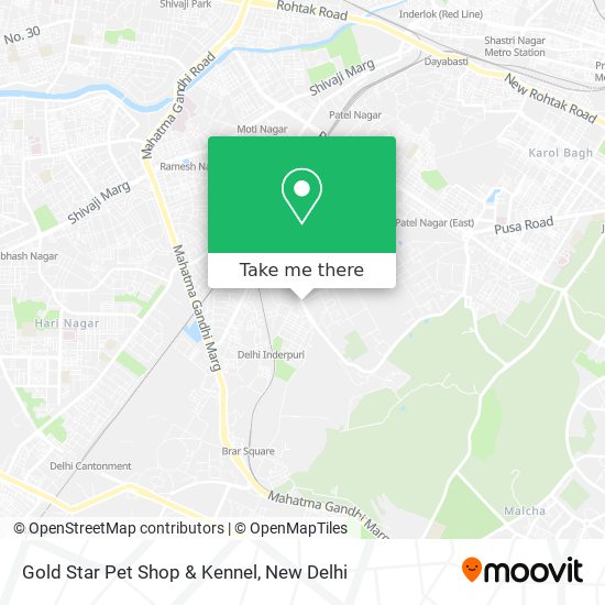 Gold Star Pet Shop & Kennel map