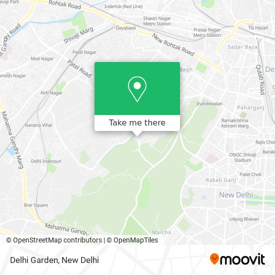 Delhi Garden map