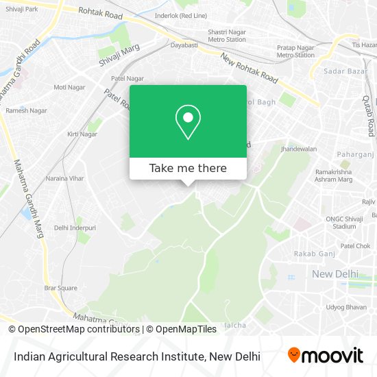 Indian Agricultural Research Institute map