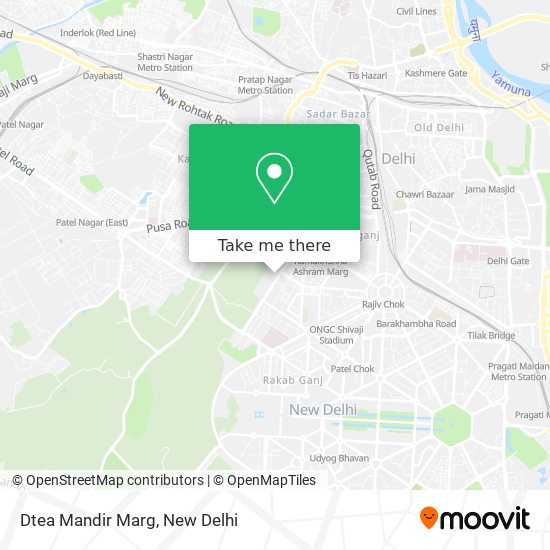 Dtea Mandir Marg map