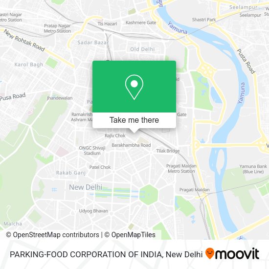PARKING-FOOD CORPORATION OF INDIA map
