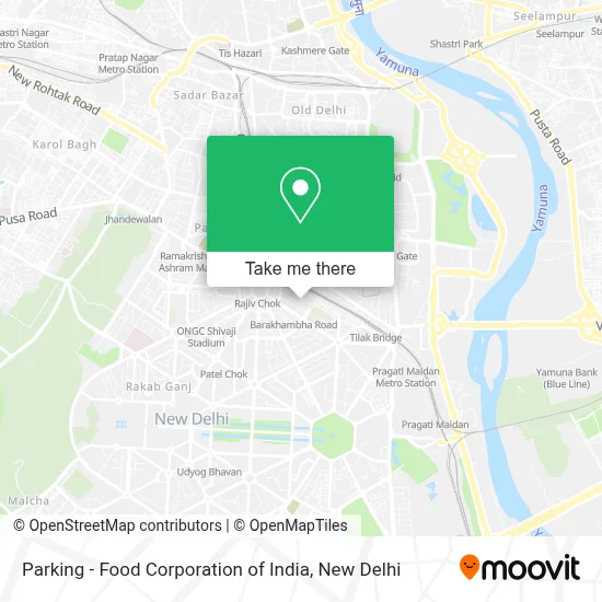 PARKING-FOOD CORPORATION OF INDIA map