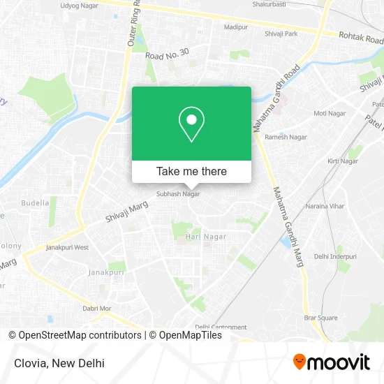 Clovia map