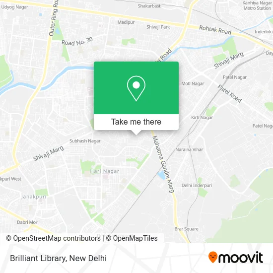 Brilliant Library map