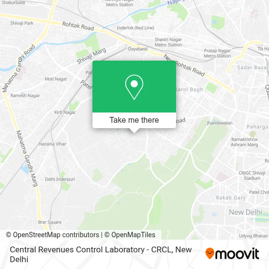 Central Revenues Control Laboratory - CRCL map