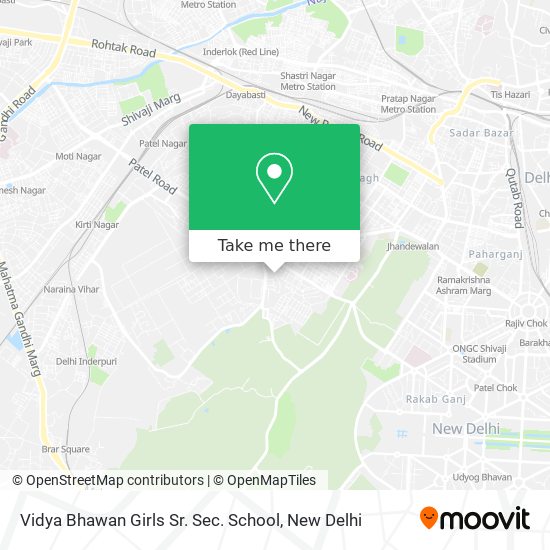 Vidya Bhawan Girls Sr. Sec. School map