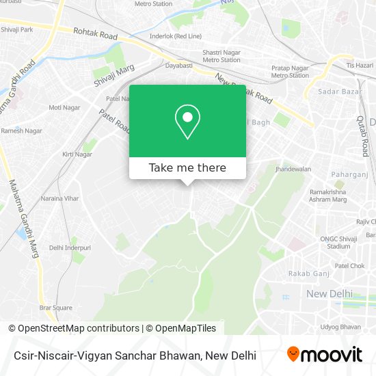 Csir-Niscair-Vigyan Sanchar Bhawan map