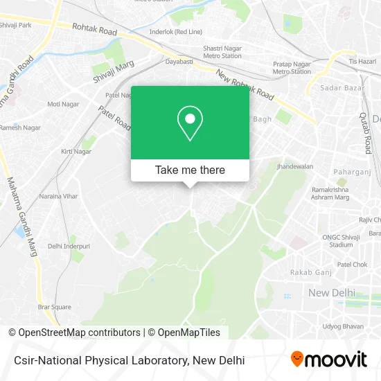 Csir-National Physical Laboratory map