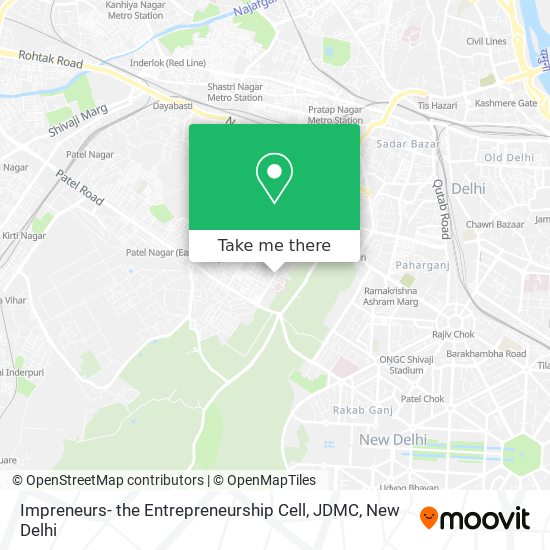 Impreneurs- the Entrepreneurship Cell, JDMC map