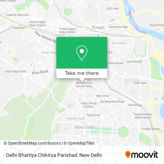 Delhi Bhartiya Chikitsa Parishad map