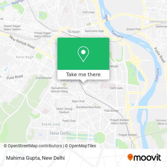Mahima Gupta map