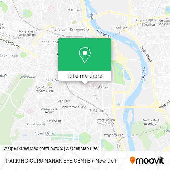 PARKING-GURU NANAK EYE CENTER map