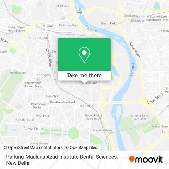 Parking-Maulana Azad Institute Dental Sciences map