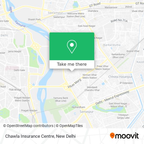 Chawla Insurance Centre map