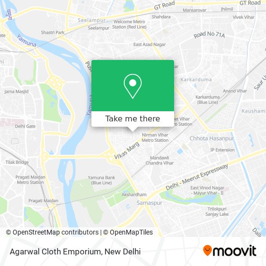 Agarwal Cloth Emporium map