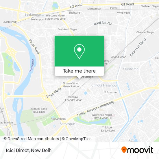 Icici Direct map