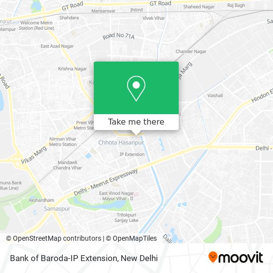 Bank of Baroda-IP Extension map