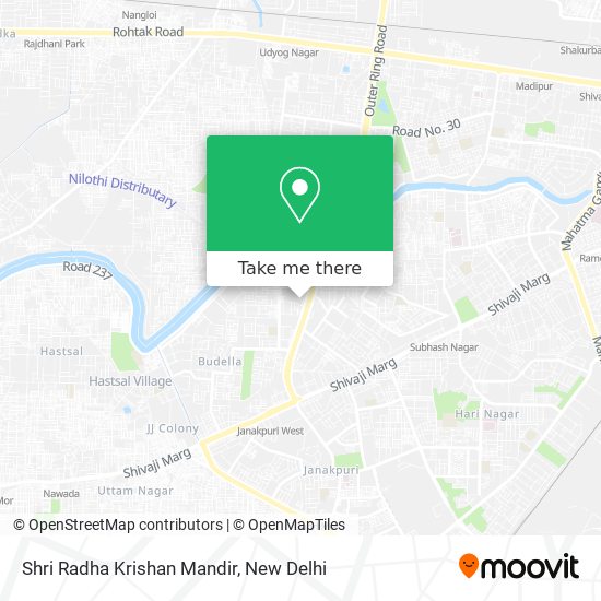 Shri Radha Krishan Mandir map
