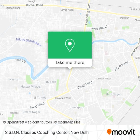 S.S.D.N. Classes Coaching Center map