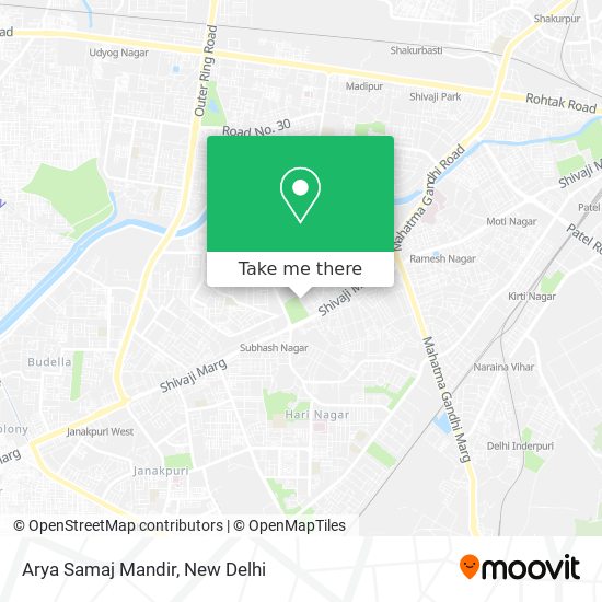 Arya Samaj Mandir map